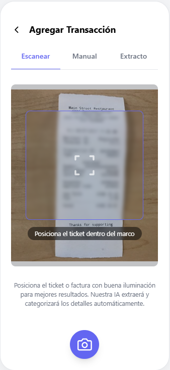 UCashAI App Interface 1